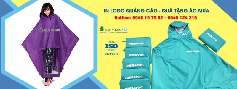 Xưởng Áo Mưa 123 địa chỉ uy tín cung cấp áo mưa bít quảng cáo làm quà tặng