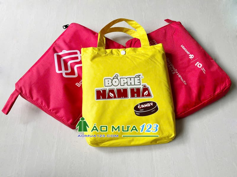 Áo mưa in logo theo yêu cầu, Bảo vệ hoàn hảo, quảng bá thương hiệu đỉnh cao!